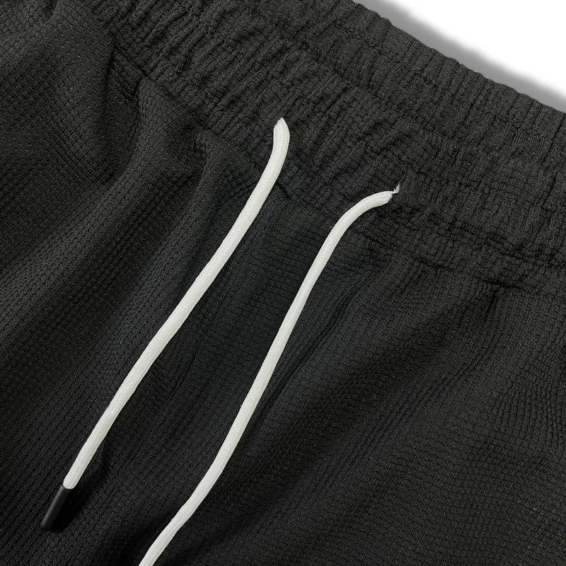 Herren Locker sitzende Waffelstrick-Jogginghose mit Tunnelzug & Eingrifftaschen Nord Taschen