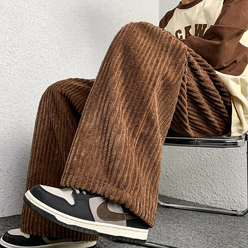 Damen Extraweite Cordhose mit Kordelzug, Rippenstruktur und weitem Bein Nord Taschen