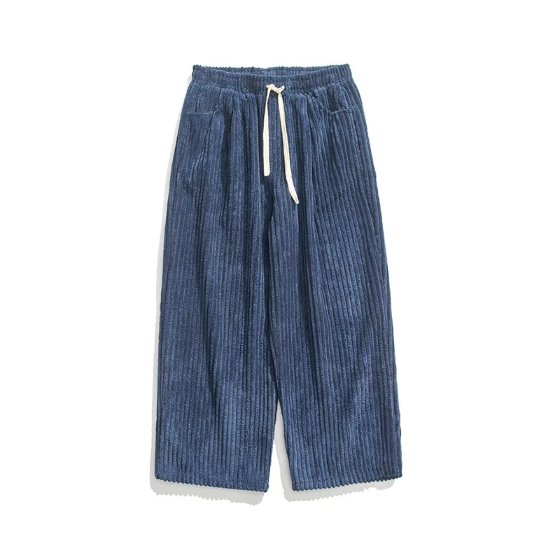 Damen Extraweite Cordhose mit Kordelzug, Rippenstruktur und weitem Bein Nord Taschen