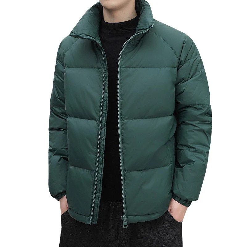 Herren Kurz geschnittene Thermoregulierende Steppjacke mit hohem Stehkragen & Zwei-Wege-Reißverschluss Nord Taschen