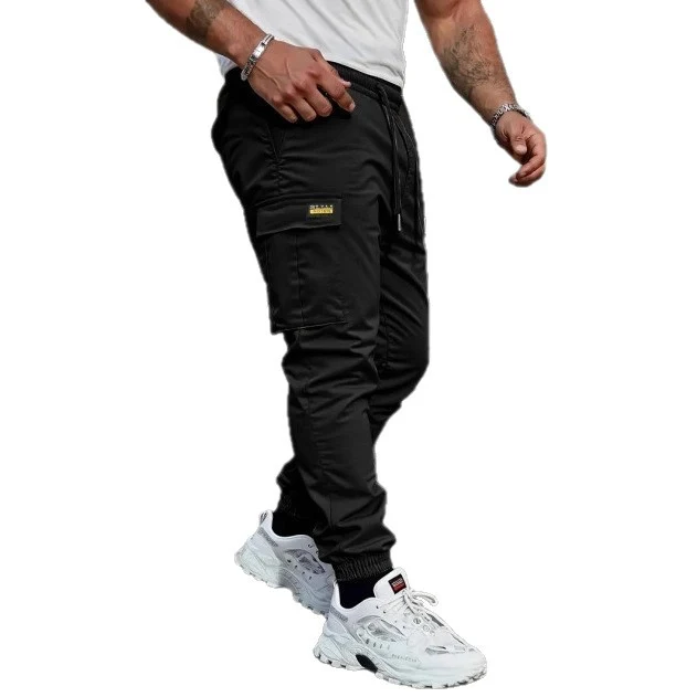 Herren Tapered Cargo-Jogginghose mit elastischem Tunnelzug, Bündchen & Multifunktions‑Taschen Nord Taschen