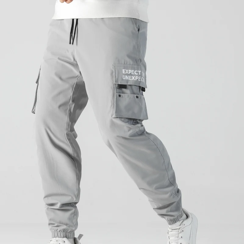 Herren Tapered Cargo-Jogginghose mit elastischem Bund, Multifachtaschen & Bündchen Nord Taschen