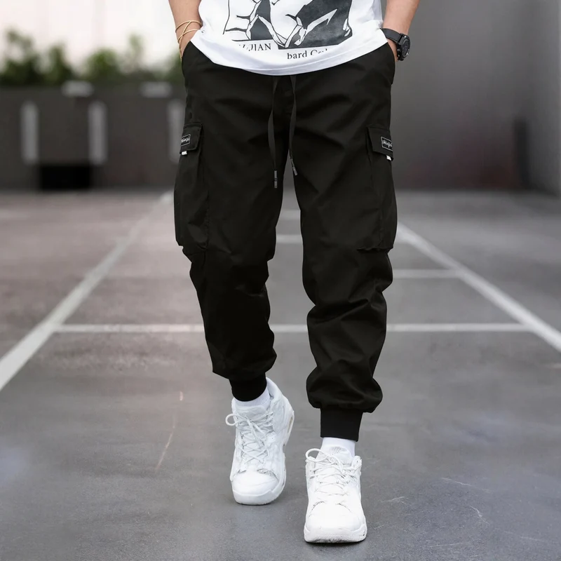 Herren Tapered Cargo-Joggerhose mit elastischem Tunnelzug, verstärkten Klappentaschen & gerippten Knöchelbündchen Nord Taschen