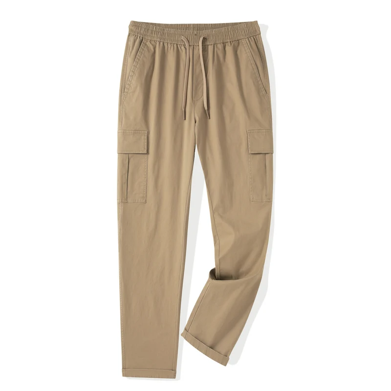 Herren Cargo-Jogginghose mit elastischem Bund, Kordelzug und aufgesetzten Klappentaschen Nord Taschen