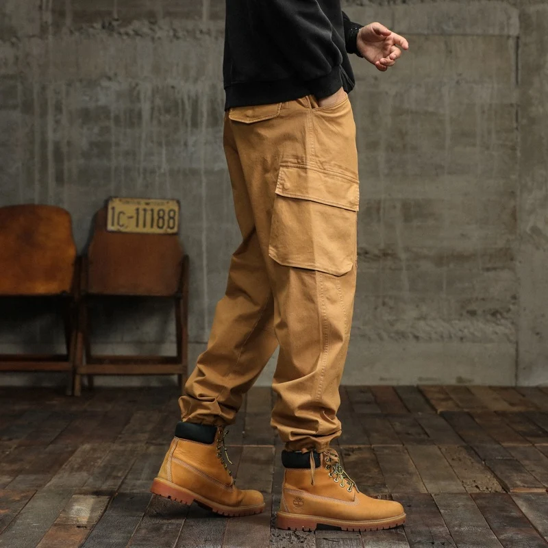 Herren Cargo-Joggerhose mit Utility-Taschen und elastischen Bündchen Nord Taschen