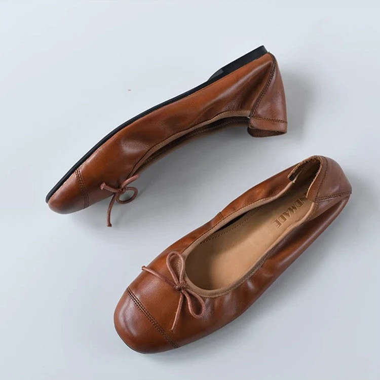 Damen Ballerinas mit elegantem Schleifen-Design und bequemer Passform