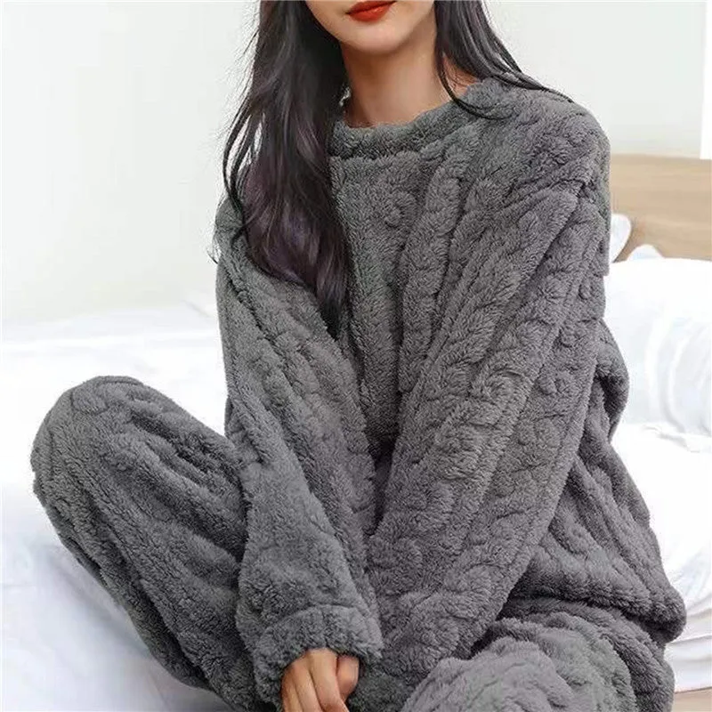 Kuscheliges Fleece-Pyjama-Set Avellé