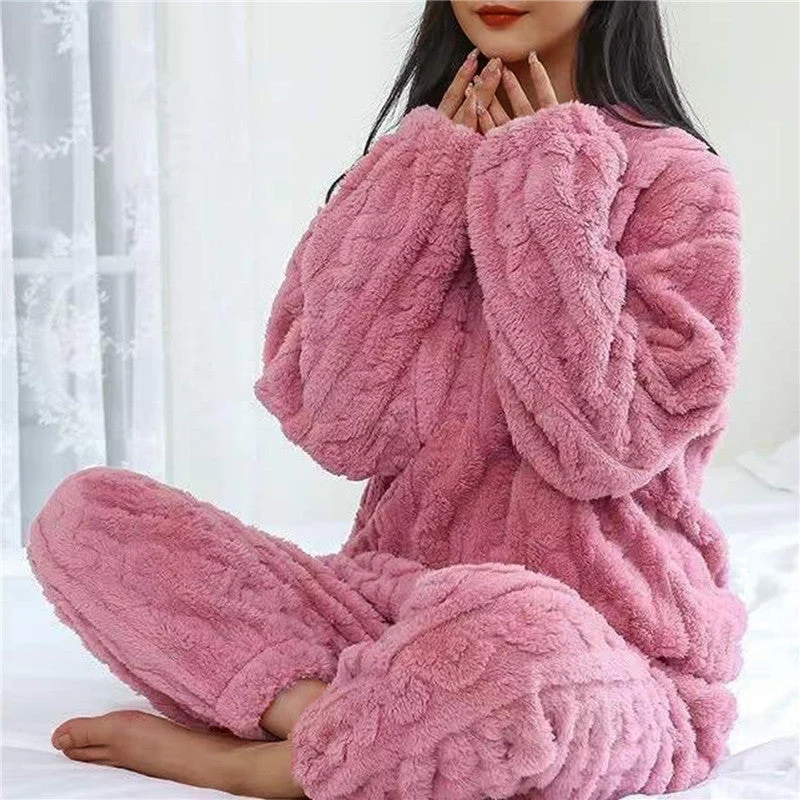 Kuscheliges Fleece-Pyjama-Set Avellé