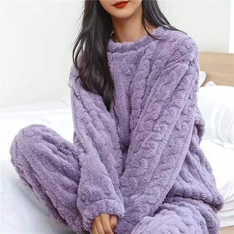 Kuscheliges Fleece-Pyjama-Set Avellé