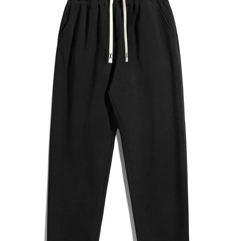 Herren Konisch zulaufende Fleece-Jogginghose mit elastischem Bund, Kordelzug & vorgeformten Knien Nord Taschen