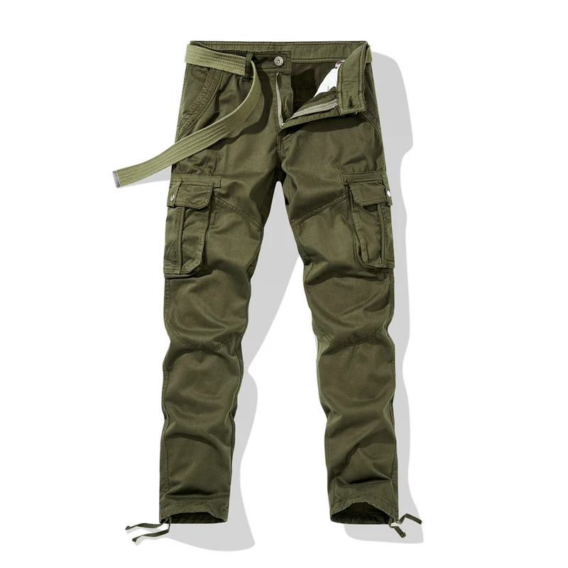Herren Taktische Cargohose mit Knieabnähern, Mehrfachtaschen und Kordelzug Nord Taschen