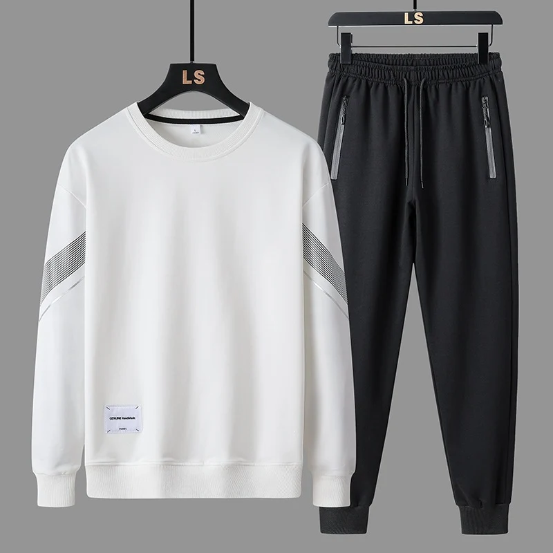 Herren Sportliches Freizeit-Trainingsset aus Sweatshirt & Jogginghose mit Reißverschlusstaschen Nord Taschen