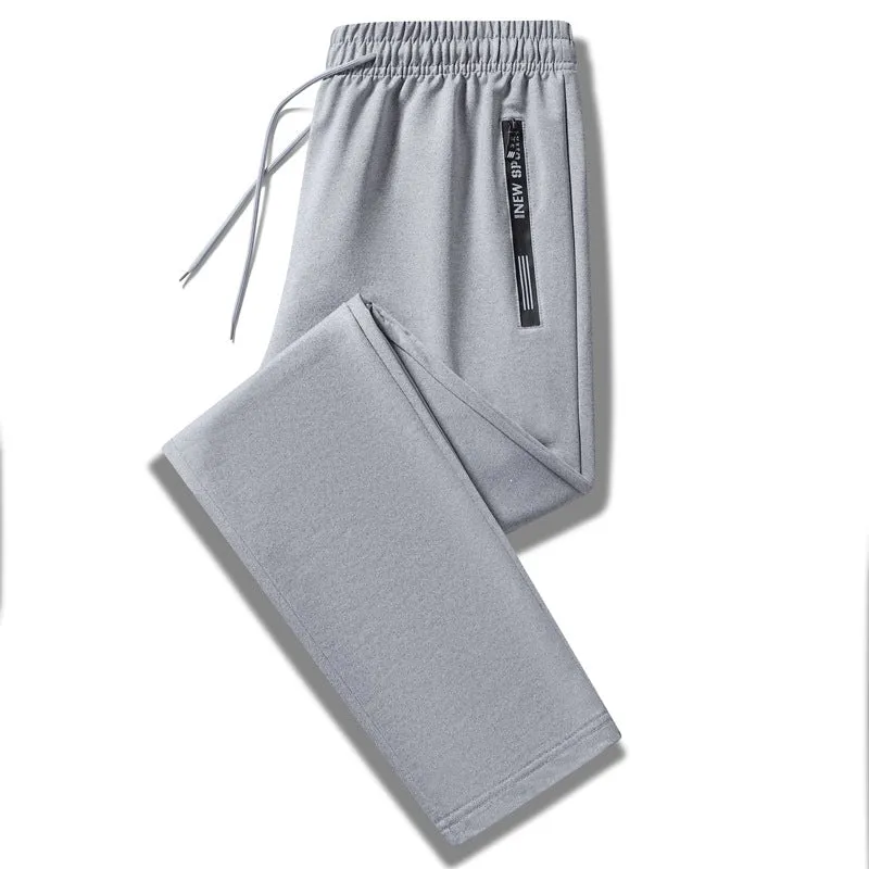 Herren Sportliche Trainingshose mit elastischem Tunnelzugbund, Reißverschlusstasche und glattem Performance‑Material Nord Taschen