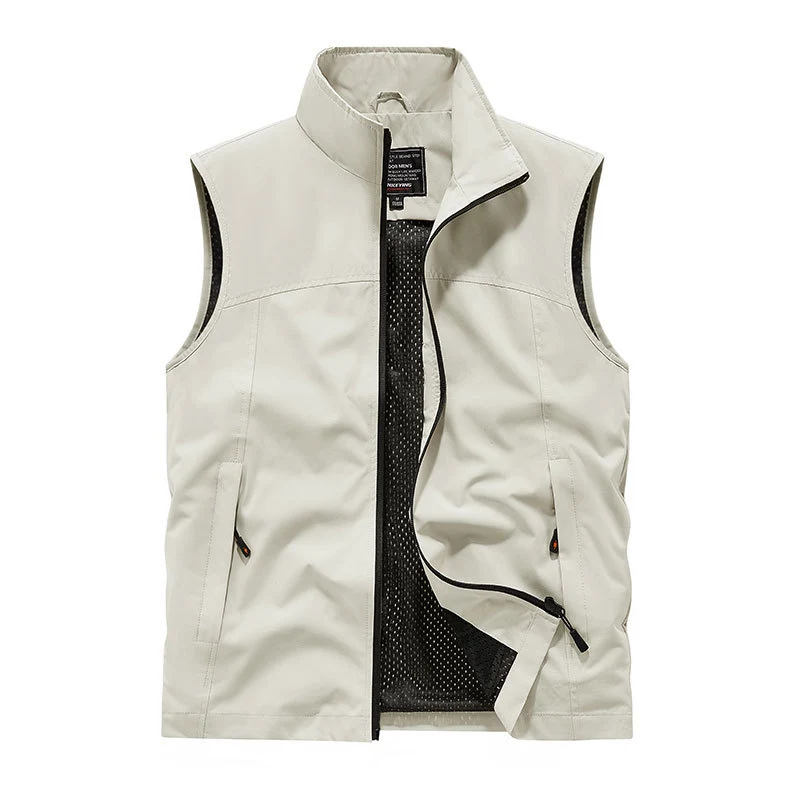 Herren Softshell-Weste mit Mesh-Innenfutter, windabweisend & Reißverschlusstaschen Nord Taschen