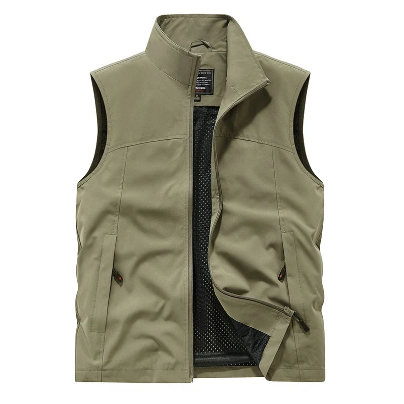 Herren Softshell-Weste mit Mesh-Innenfutter, windabweisend & Reißverschlusstaschen Nord Taschen