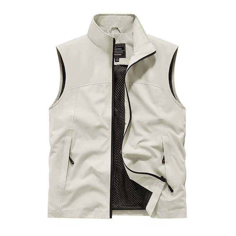 Herren Softshell-Weste mit Mesh-Innenfutter, windabweisend & Reißverschlusstaschen Nord Taschen