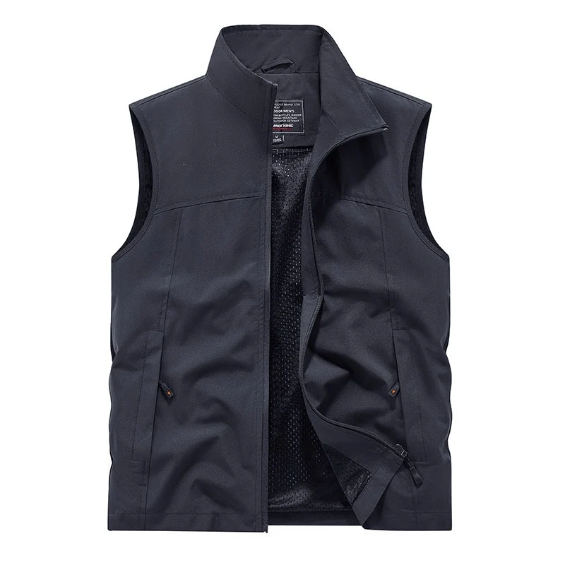 Herren Softshell-Weste mit Mesh-Innenfutter, windabweisend & Reißverschlusstaschen Nord Taschen