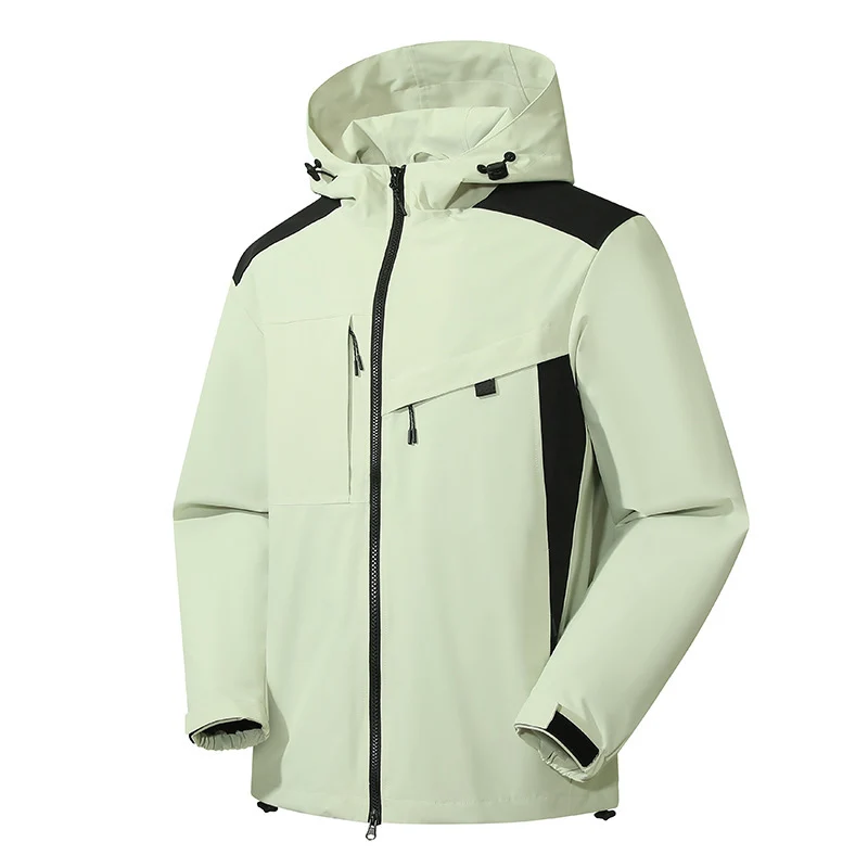 Herren Softshell Outdoorjacke mit wasserdichter Membran und verstellbarer Kapuze Nord Taschen