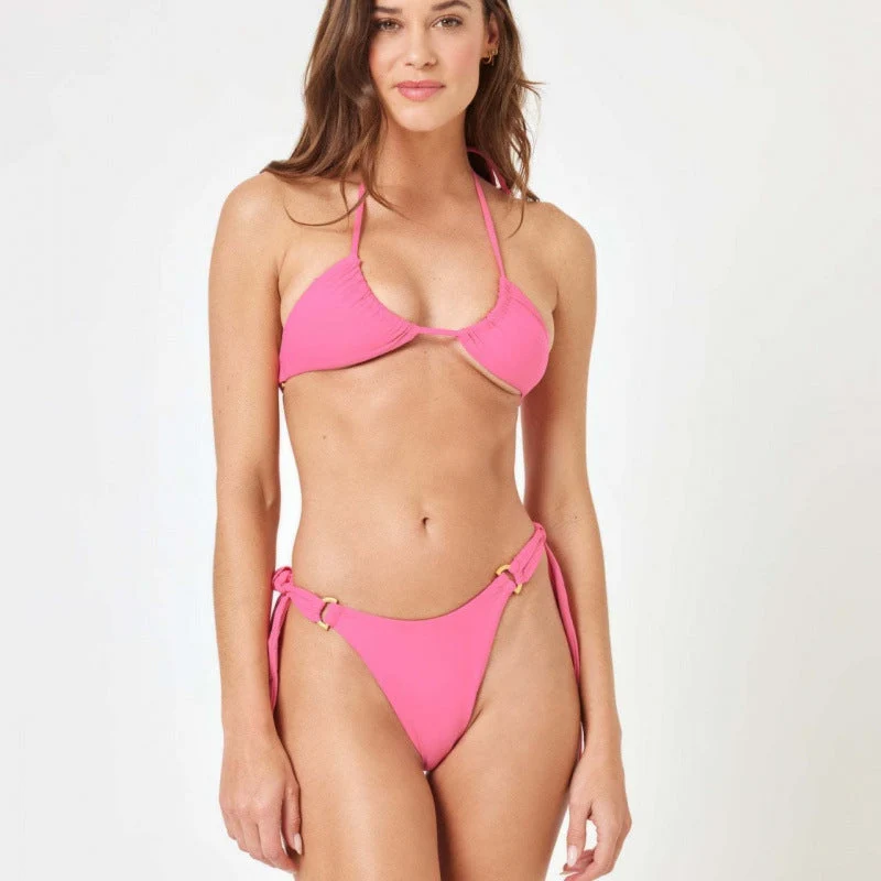 Damen Triangel-Bikini mit verstellbaren Schleifen und hohem Beinausschnitt Nord Taschen