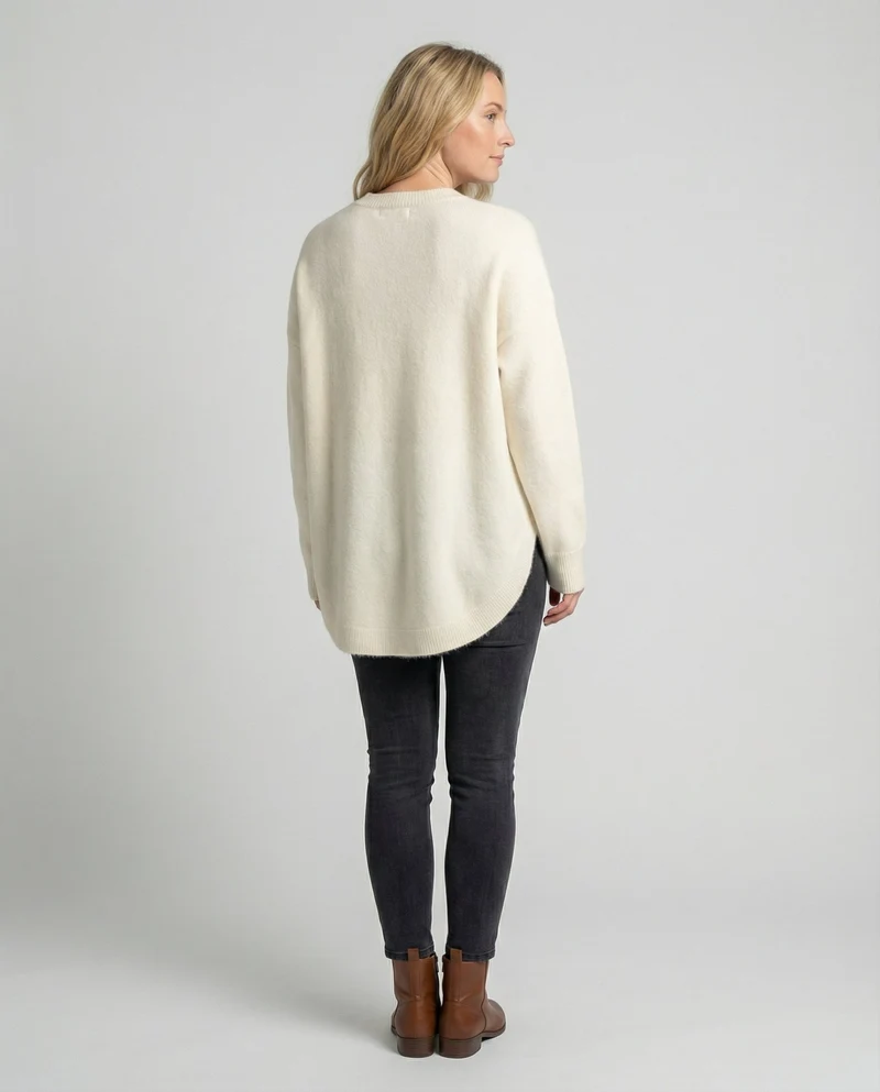Damen Oversized Herbstpullover