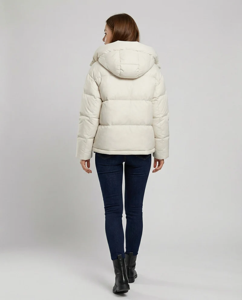 Damen Federdaunenjacke