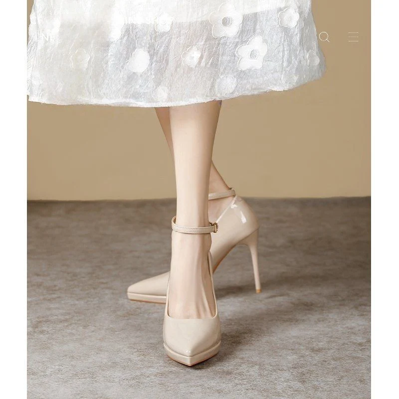 Damen spitze High Heel Pumps Nord Taschen