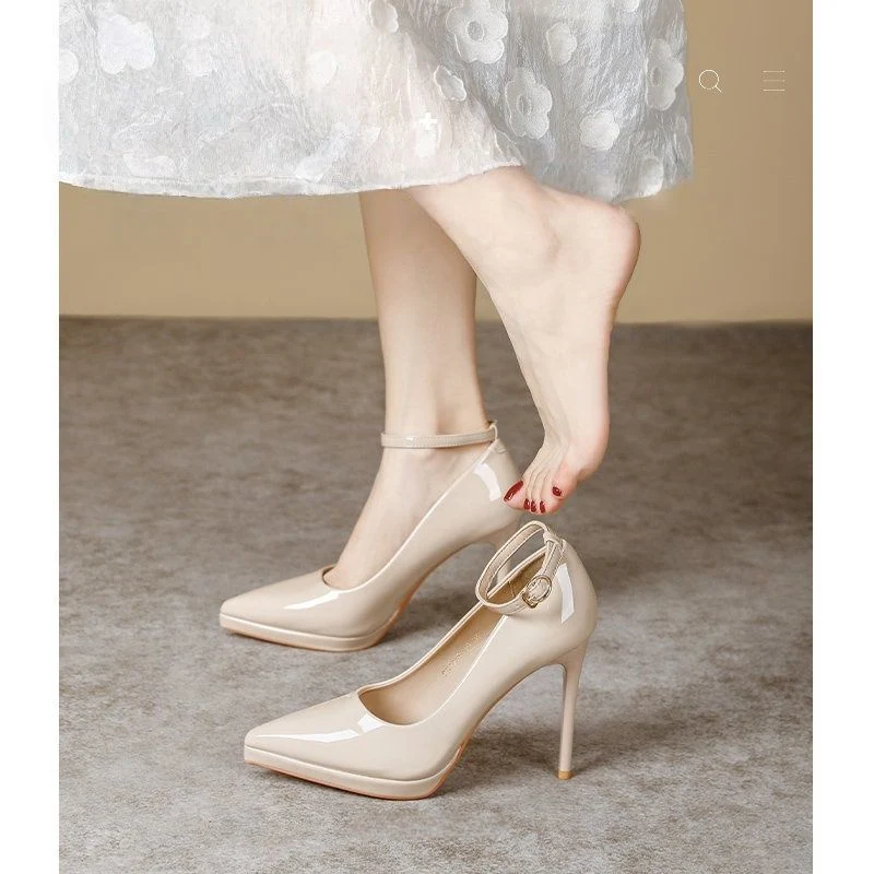 Damen spitze High Heel Pumps Nord Taschen