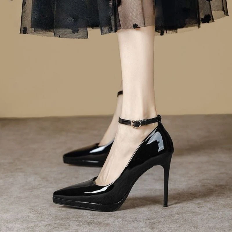 Damen spitze High Heel Pumps Nord Taschen