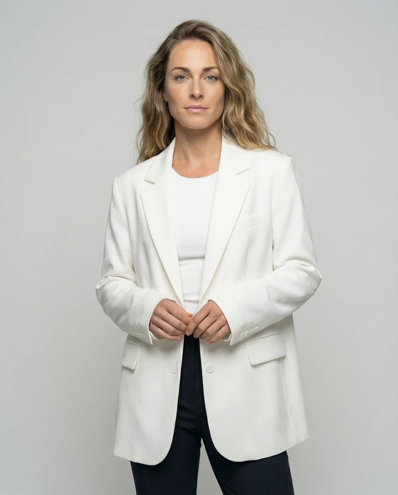 Damen Entspannte Oversize Boyfriend-Blazer