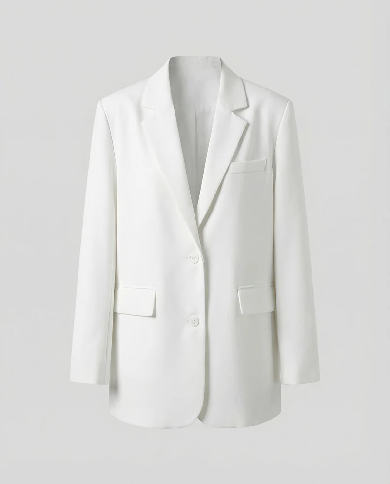 Damen Entspannte Oversize Boyfriend-Blazer