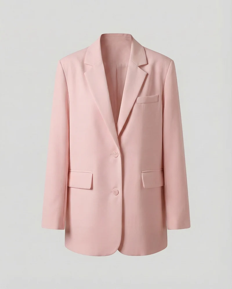 Damen Entspannte Oversize Boyfriend-Blazer