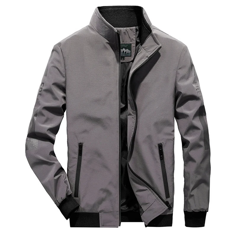 Herren Leichter Softshell-Bomber mit reflektierenden Ärmeldetails und hohem Stehkragen Nord Taschen