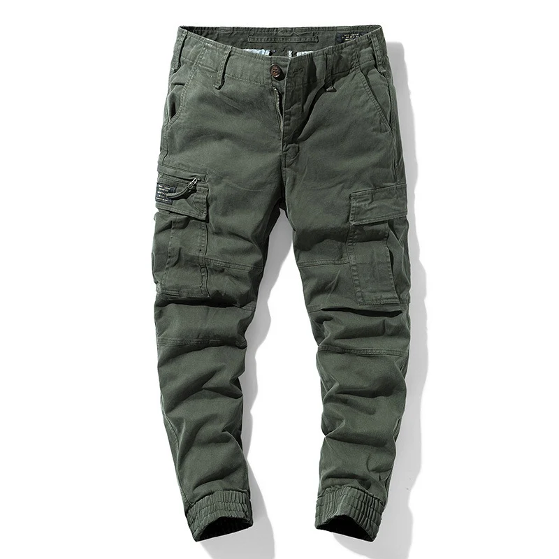 Herren robuste Cargo-Joggerhose mit elastischem Saum und Mehrfachtaschen Nord Taschen