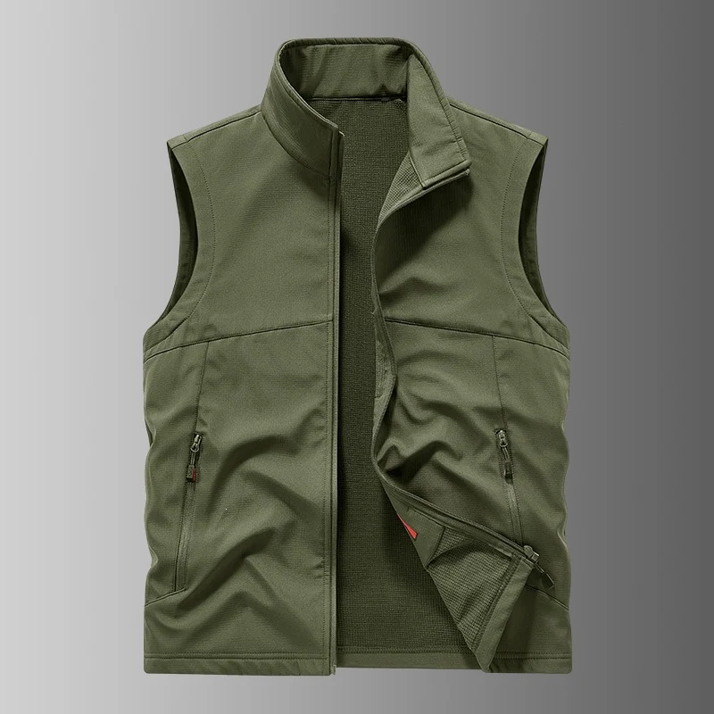 Herren Softshell-Weste mit Fleece-Innenfutter, winddicht und wasserabweisend Nord Taschen