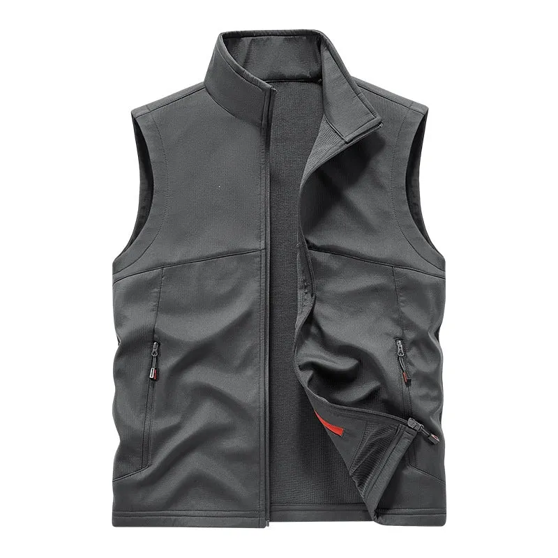 Herren Softshell-Weste mit Fleece-Innenfutter, winddicht und wasserabweisend Nord Taschen
