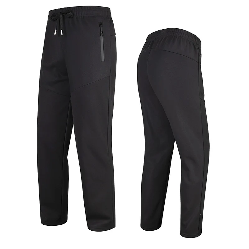 Herren Athletische Freizeit-Jogginghose mit Elastikbund, Reißverschlusstasche & ergonomischen Teilungsnähten Nord Taschen