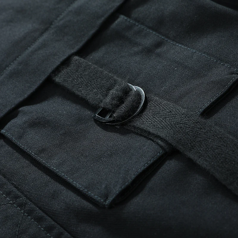 Herren Utility-Fieldjacke mit Stehkragen, D-Ring-Details und Reißverschlusstaschen Nord Taschen