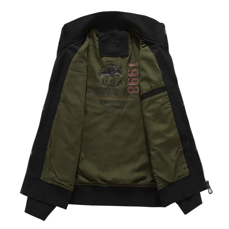 Herren Utility-Canvasjacke mit wärmender Teddyfleece-Innenlage und verdecktem Reißverschluss Nord Taschen