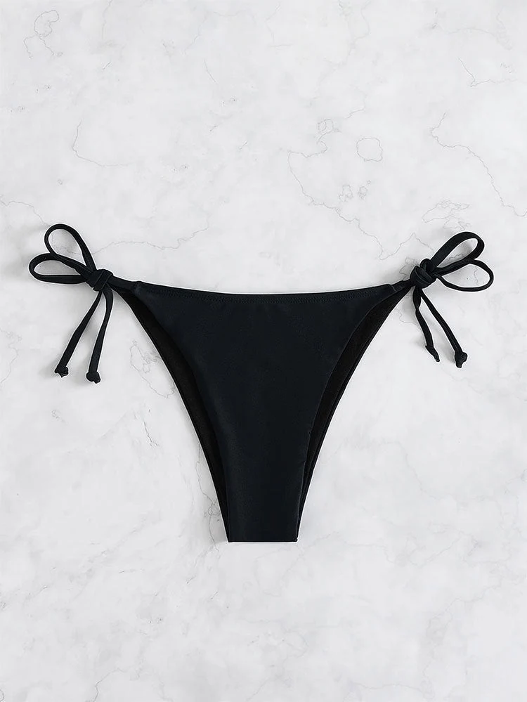 Damen Triangel-Bikini mit verstellbaren Bindebändern und elegantem Schnitt
