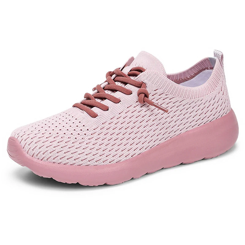 Damen Leichte und flexible Strick-Sneaker mit rutschfester Sohle