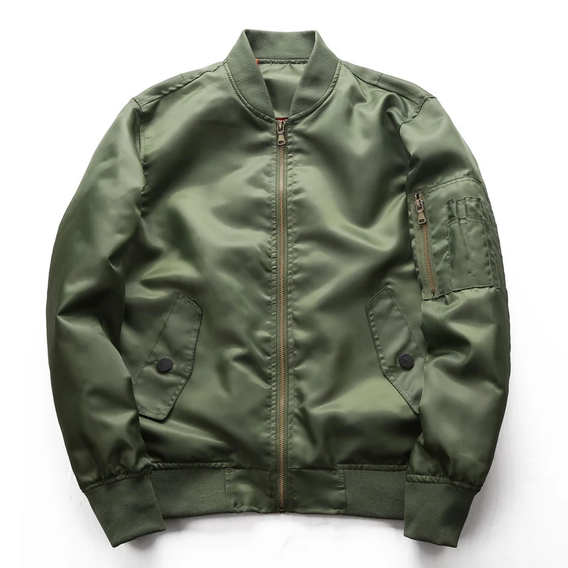 Herren leichter Nylon-Bomberjacke im Aviator-Utility-Stil Nord Taschen