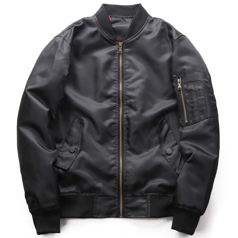 Herren leichter Nylon-Bomberjacke im Aviator-Utility-Stil Nord Taschen