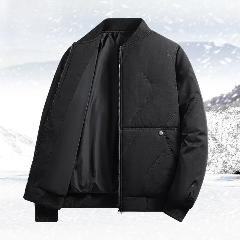 Herren Gepolsterte Thermo‑Bomberjacke mit winddichter Außenlage und warmem Futter Nord Taschen