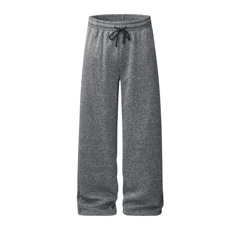 Damen weite Lounge‑Hose mit elastischem Bund, Kordelzug & flauschigem Fleece‑Innenfutter Nord Taschen