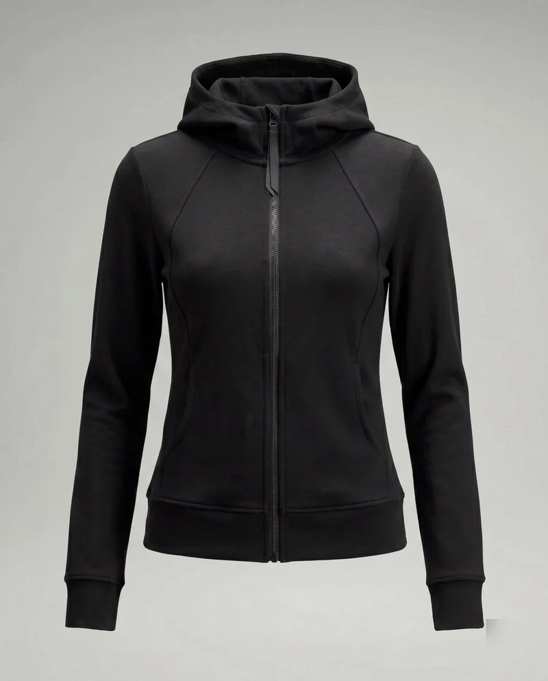 Damen Sportliche Kapuzenjacke mit funktionalem Reißverschluss und innovativem Schnitt
