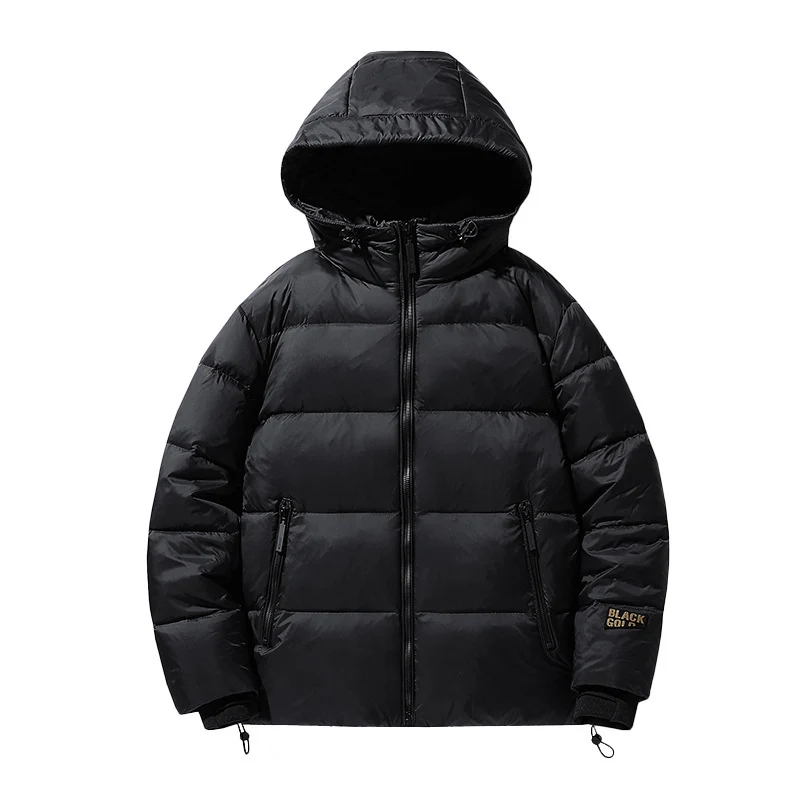 Unisex Wattierte Kapuzenjacke mit Thermo-Isolierung und verstellbarem Saum Nord Taschen