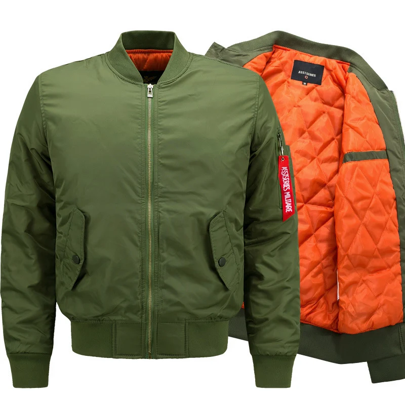 Herren Leichter Nylon-Bomber mit Ärmeltasche, Rippbündchen und Thermo‑Wattierung Nord Taschen
