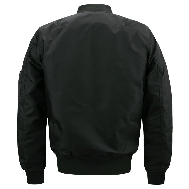 Herren leichter gesteppter Nylon-Bomber mit Utility-Ärmeltasche und gerippten Bündchen Nord Taschen