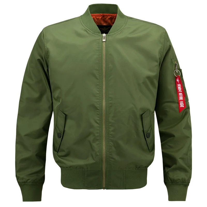 Herren leichter gesteppter Nylon-Bomber mit Utility-Ärmeltasche und gerippten Bündchen Nord Taschen