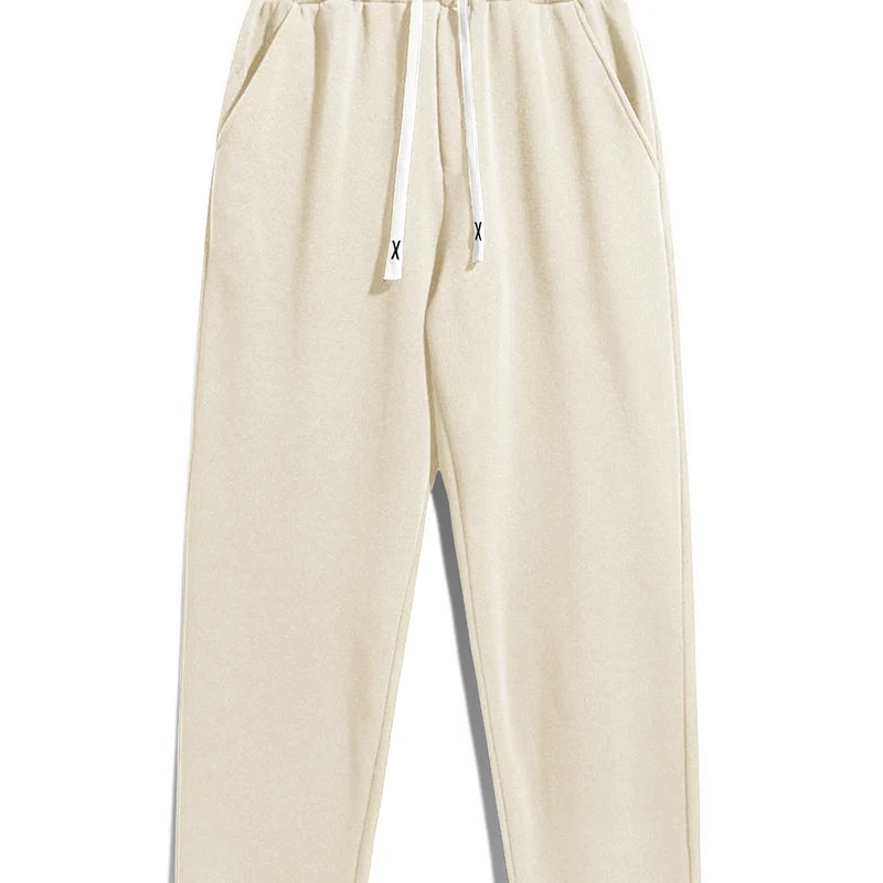Damen Taillierte Fleece-Jogginghose mit hohem Komfortbund, Kordelzug & Seitentaschen Nord Taschen